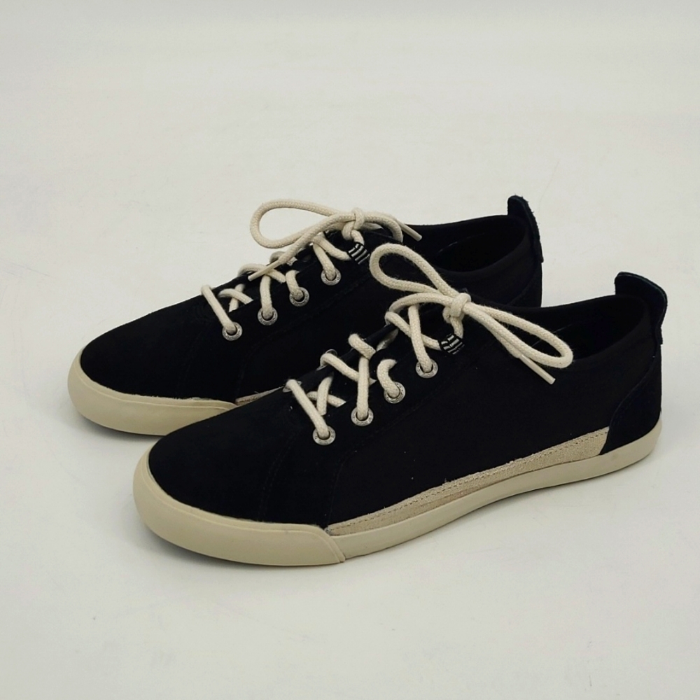 NWOT Black Suede/Canvas Combo Keds Sneakers Women's Size 7.5
